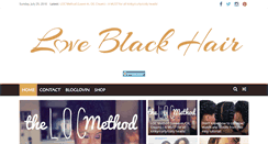 Desktop Screenshot of loveblackhair.com